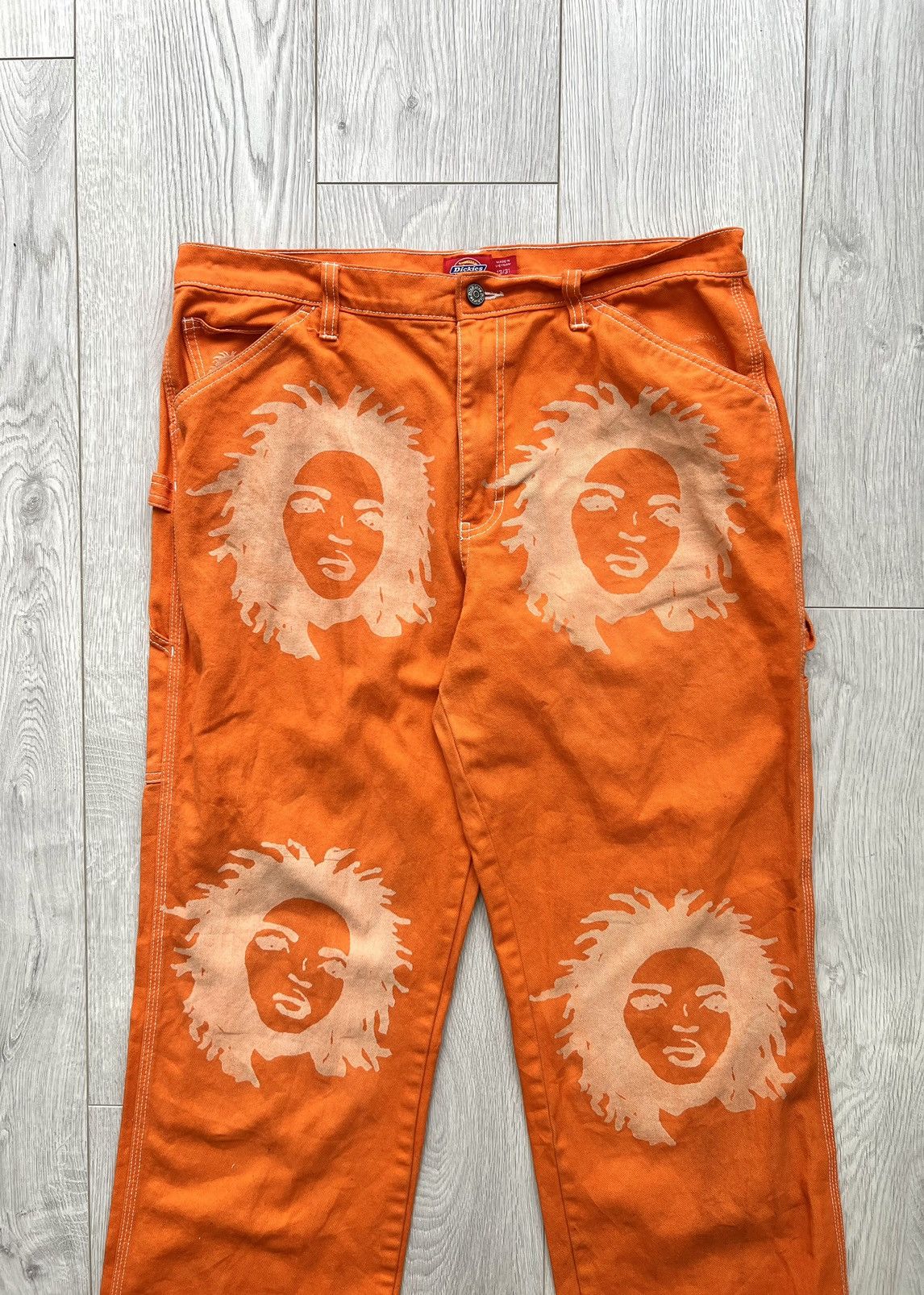 Rap Tees Vtg Custom Dickies Lauryn Hill Baggy Pants 32x28 carhartt Size US 32 / EU 48 - 2 Thumbnail