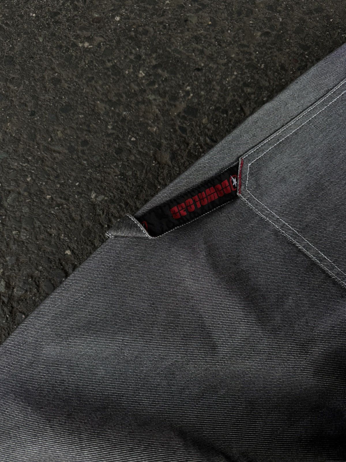 Designer × Vintage Grey Carpenter Jeans Patchwork Y2K Rap Skate Size US 32 / EU 48 - 5 Thumbnail