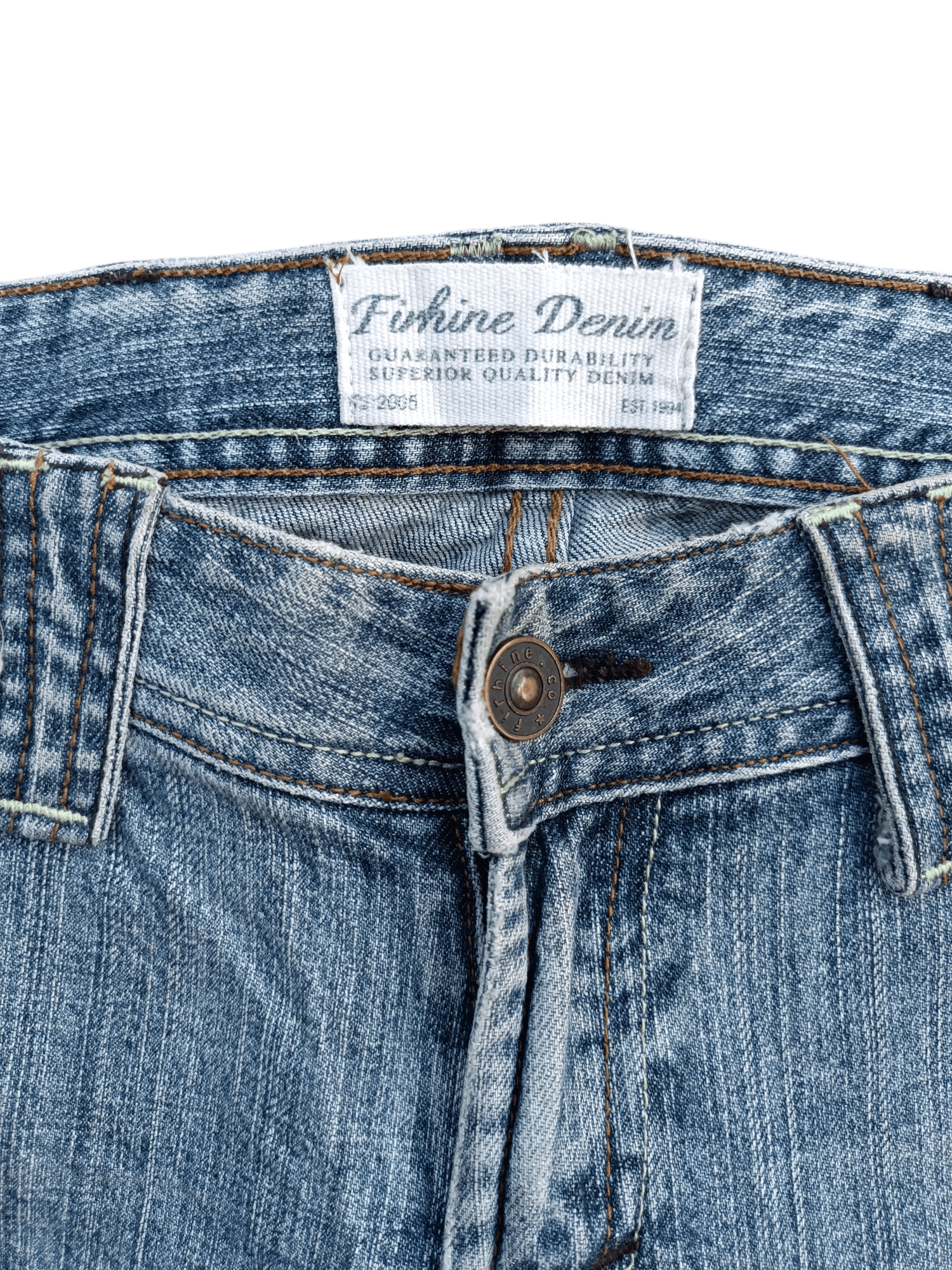 If Six Was Nine × Japanese Brand INSANE Vintage Embroidered Dragon Tribal Flared Denim Jeans Size US 28 / EU 44 - 14 Thumbnail