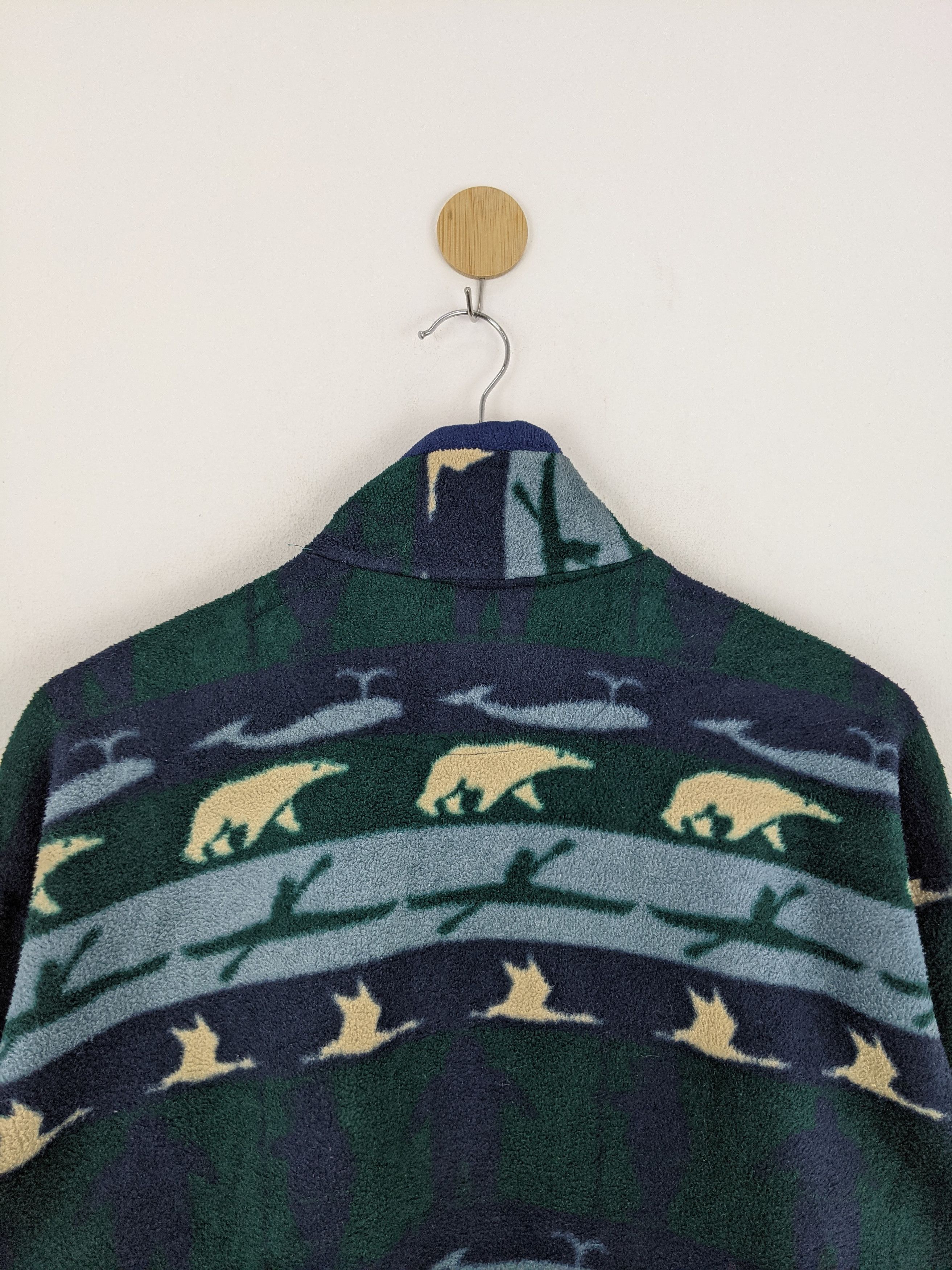 Japanese Brand Vintage Banff Fauna Design Fleece Jacket MJ0114Z Size US XL / EU 56 / 4 - 2 Thumbnail