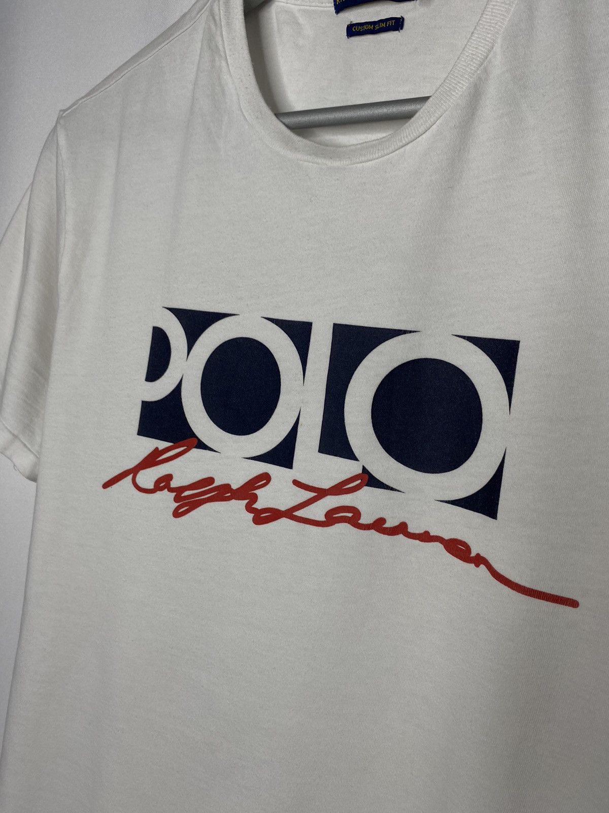 Vintage Polo Ralph Lauren Big Logo T-Shirt Short Sleeve Tee Size US M / EU 48-50 / 2 - 3 Thumbnail