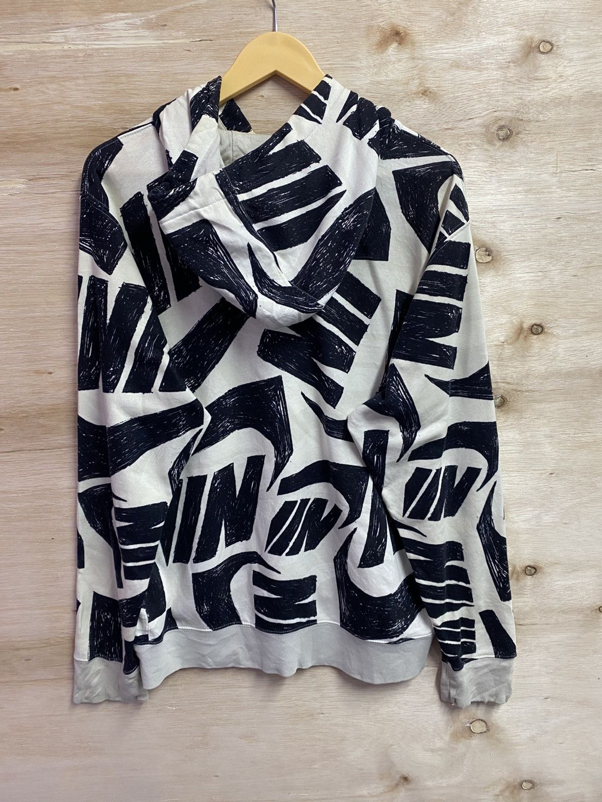 Nike Nike Men's Sportswear Allover Print Futura Club Hoodie Size US XL / EU 56 / 4 - 5 Thumbnail