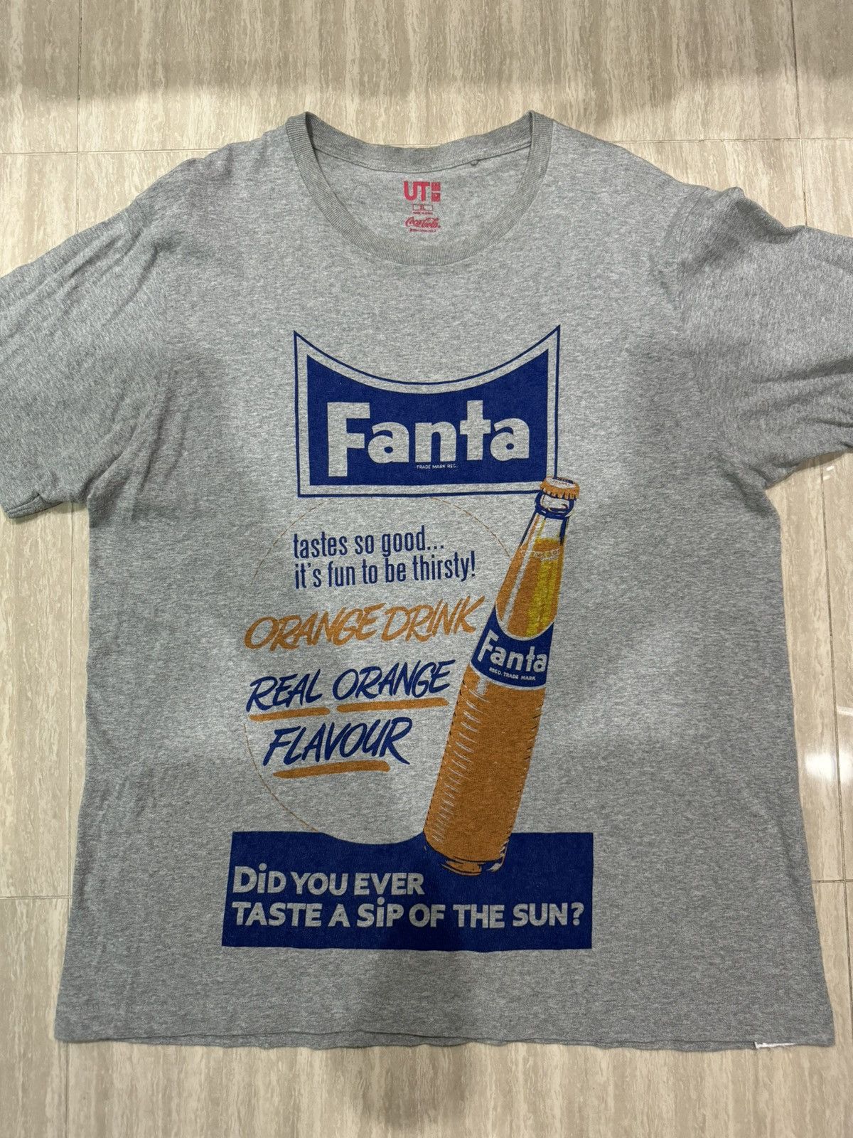 Coca Cola FANTA ORANGE DRINK Uniqlo x CocaCola Shirt XL size Size US XL / EU 56 / 4 - 3 Thumbnail