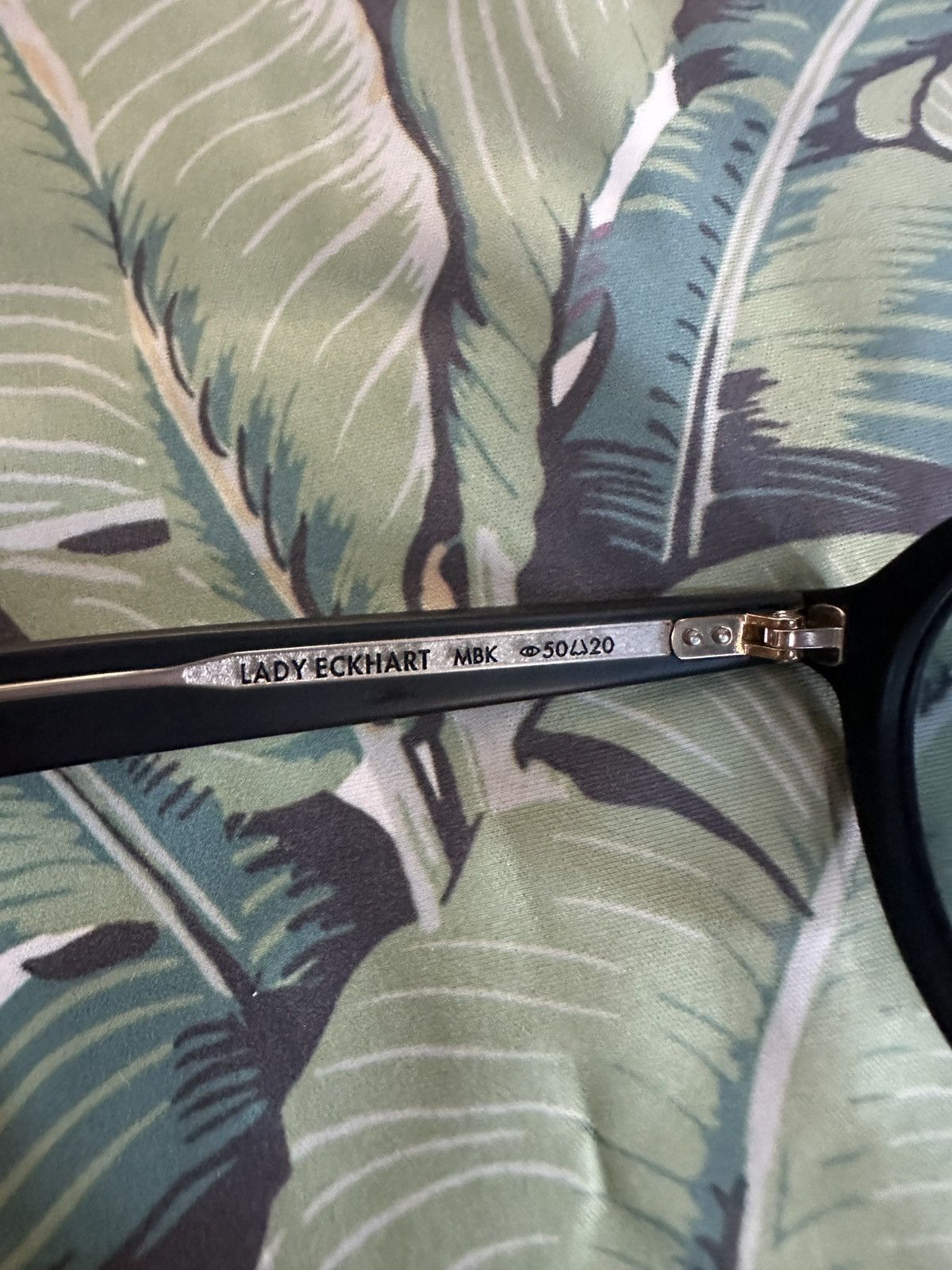 Garrett Leight Lady Eckhart Black MBK Sunglasses Size ONE SIZE - 4 Thumbnail
