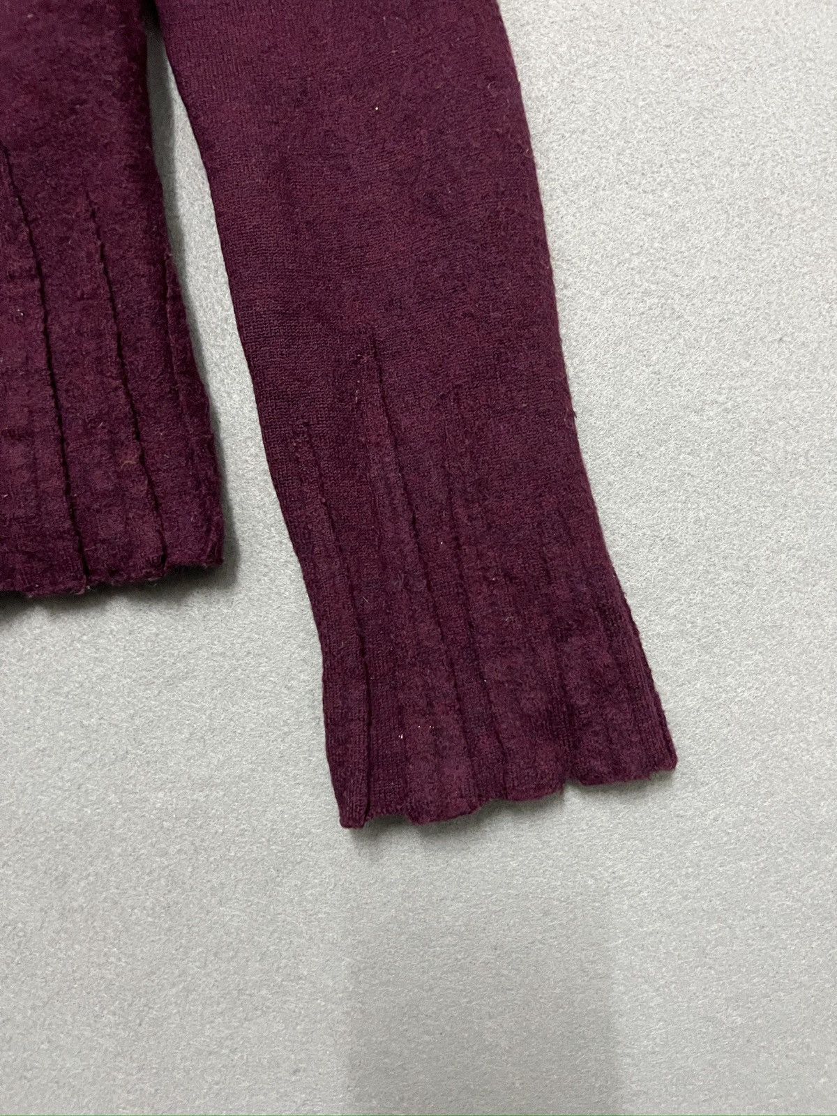 Lanvin 375. LANVIN wool sweatshirt with Zip Cardigan Size XS / US 0-2 / IT 36-38 - 9 Thumbnail