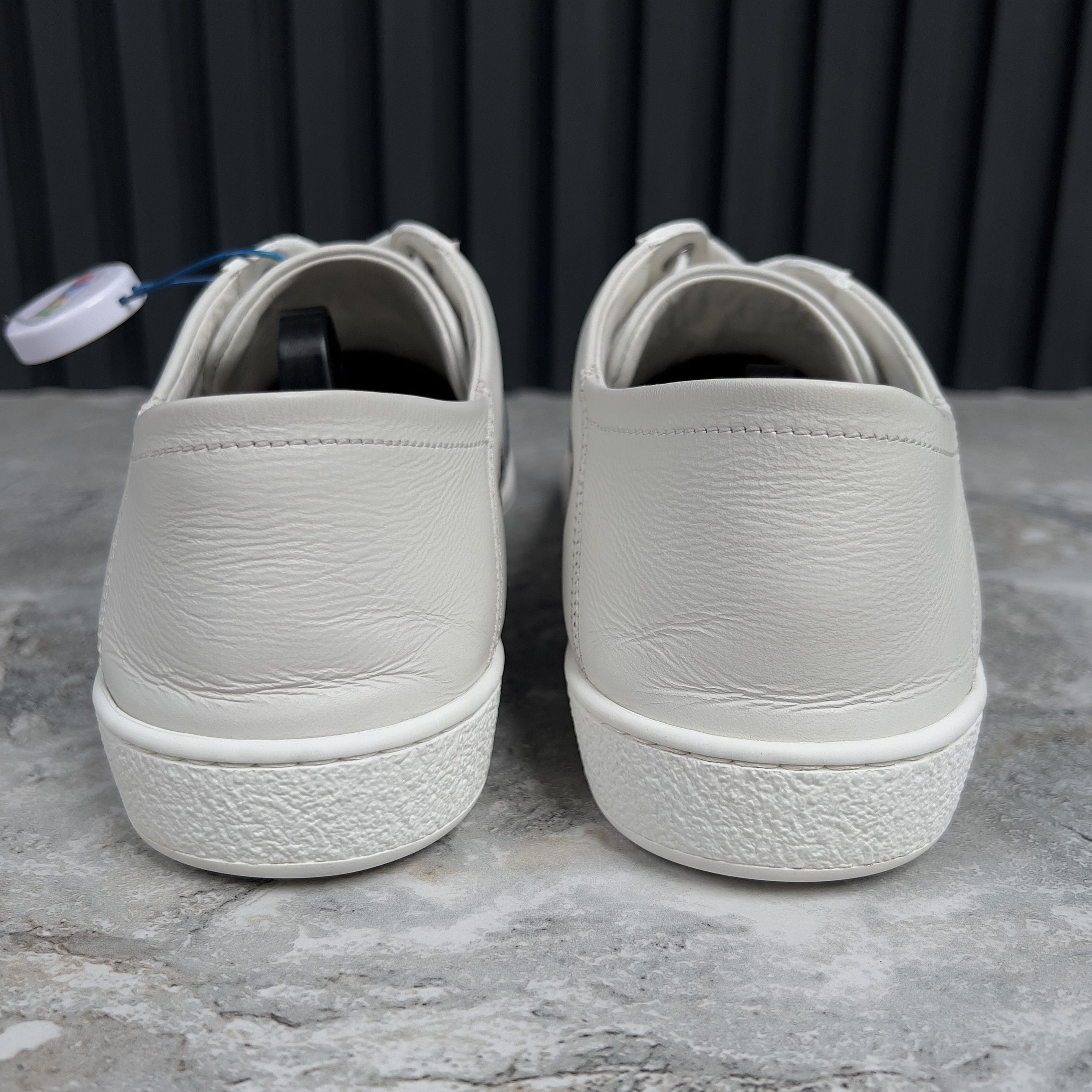 Gucci Ace Web Sneakers Stars Bees Embroidered Leather Size US 11 / IT 41 - 10 Thumbnail