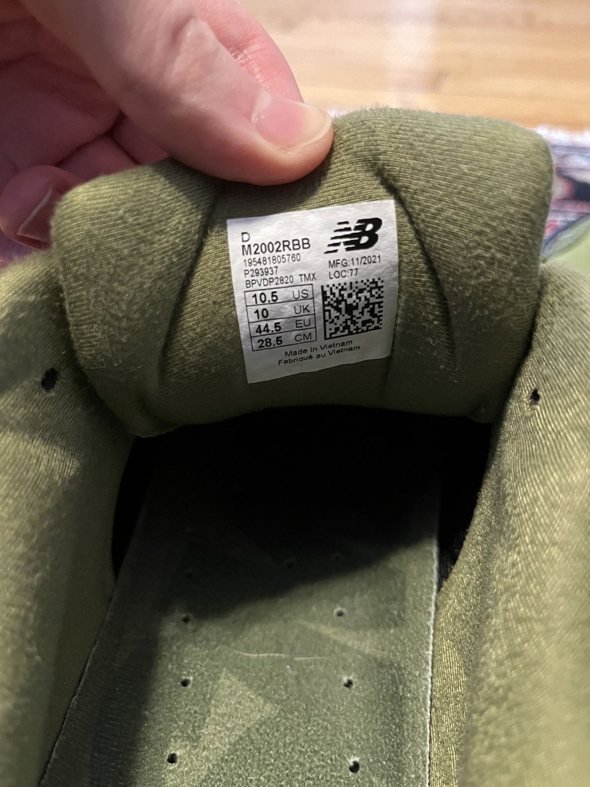 New Balance × The Basement New Balance x The Basement 2002R “Moss Green” - US 10.5 Size US 10.5 / EU 43-44 - 7 Thumbnail