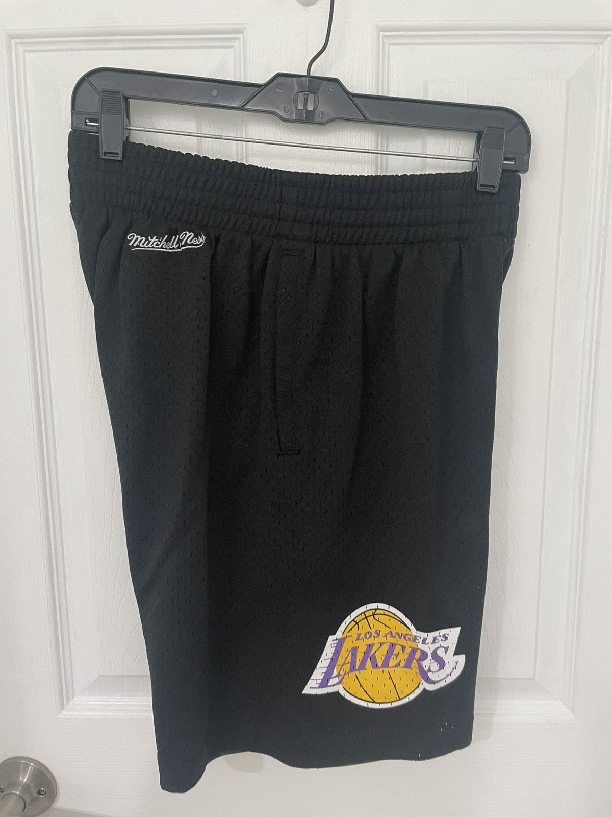 Anti Social Social Club Los Angeles Lakers ASSC x NBA Coach Script Shorts Size US 30 / EU 46 - 6 Thumbnail