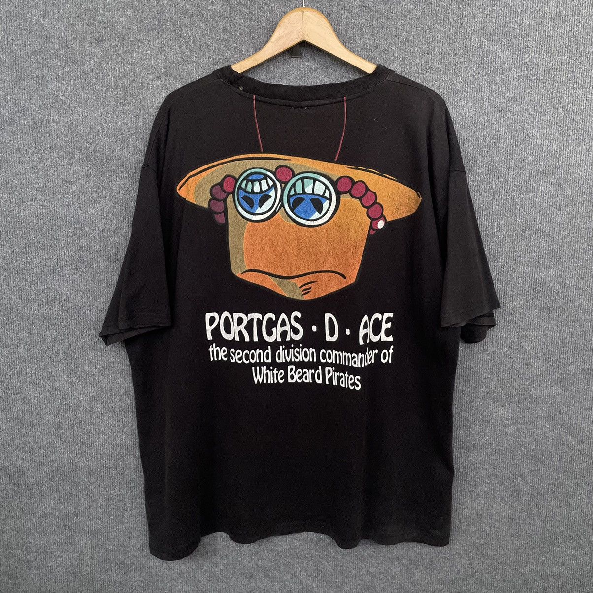 Anime × One Piece × Vintage Vintage One Piece Portgas D Ace White Beard Pirates Anime Size US XXL / EU 58 / 5 - 5 Thumbnail