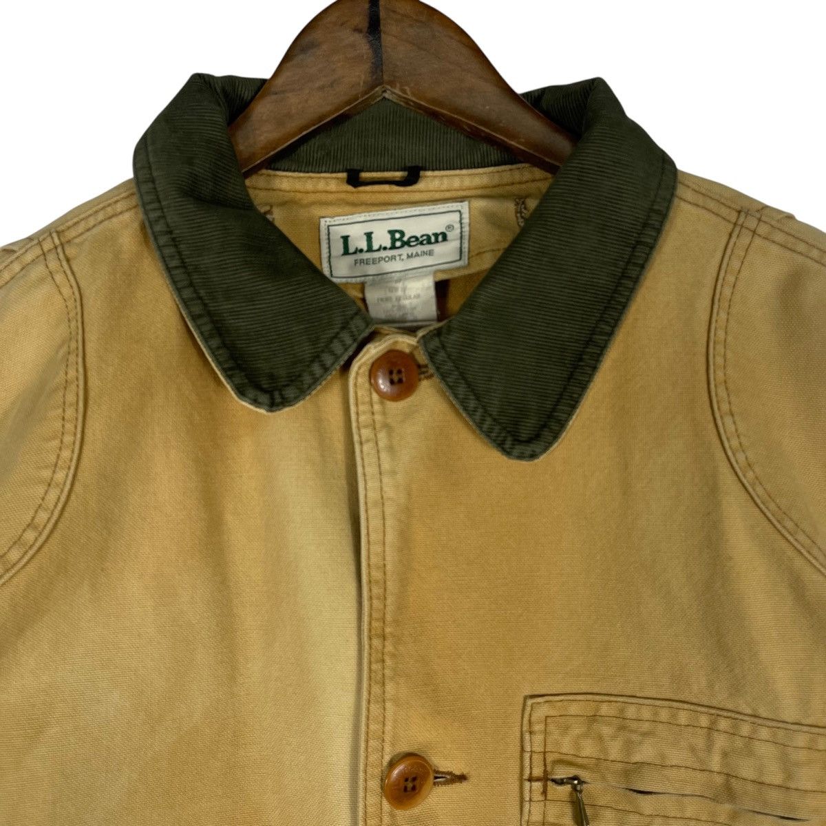 L.L. Bean Vintage L.L. Bean Field Coat Barn Jacket Tan Canvas Size US L / EU 52-54 / 3 - 5 Thumbnail