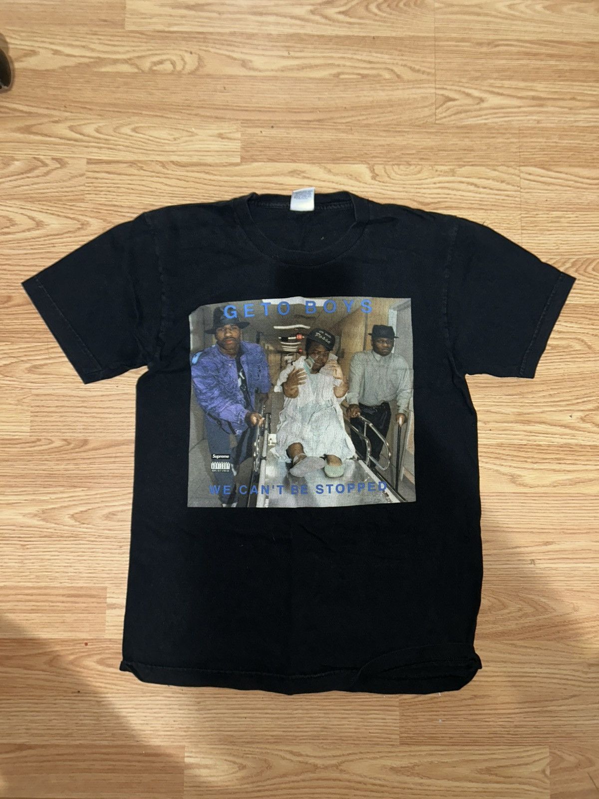 Supreme Geto Boys Black Size L SS18 T-Shirt Rap-A-Lot