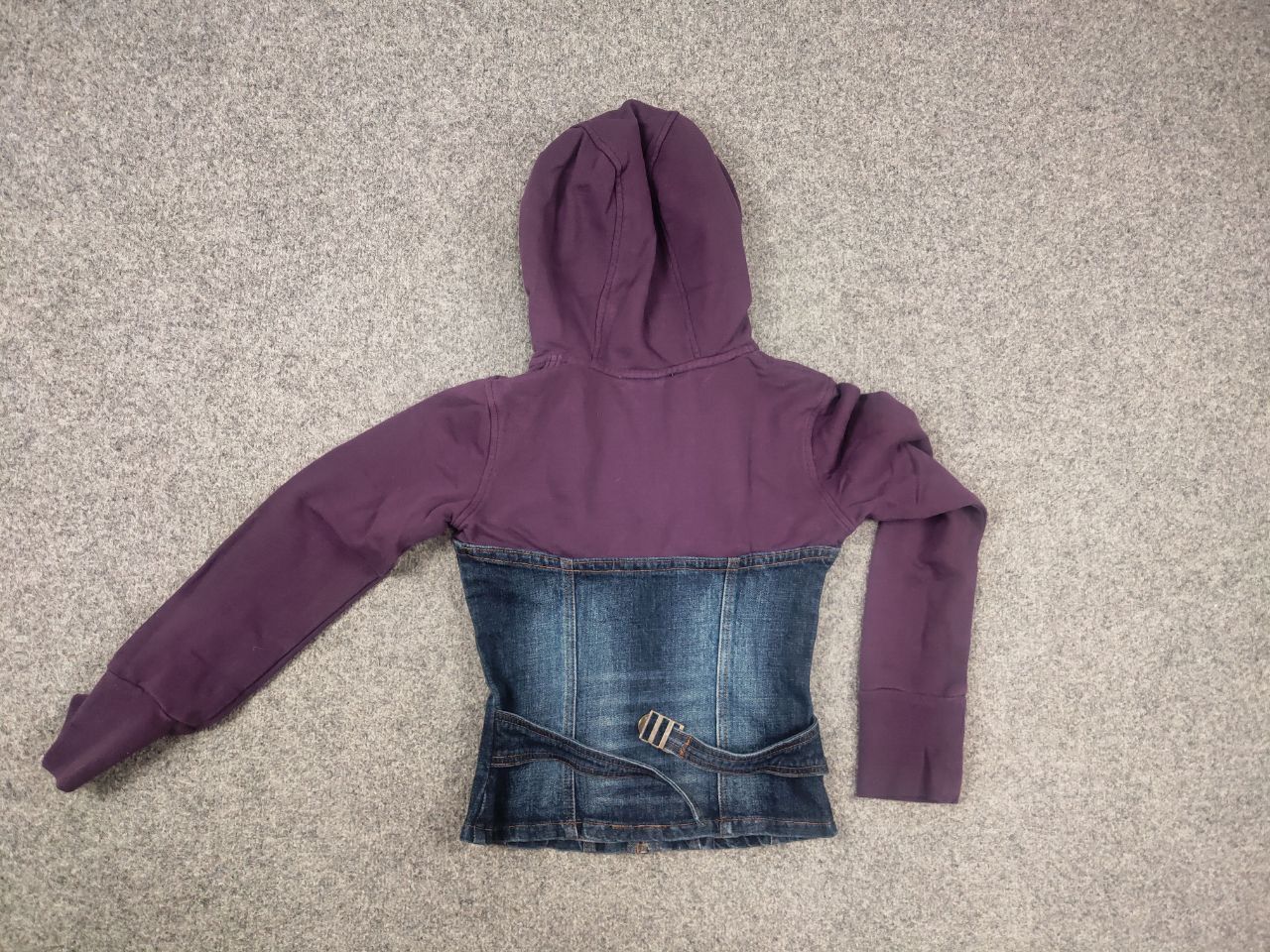 If Six Was Nine Vintage Y2K Miss zip-up Cropped Hoodie corset Hysteric Style Size M / US 6-8 / IT 42-44 - 8 Thumbnail