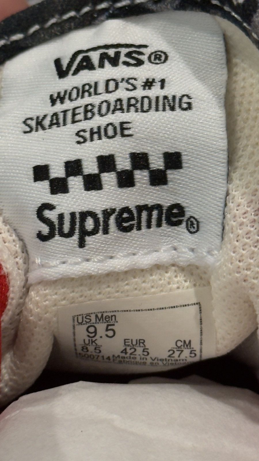 Supreme Supreme x Mike Kelley Vans Era SS26 Size 9.5 Size US 9.5 / EU 42-43 - 5 Thumbnail