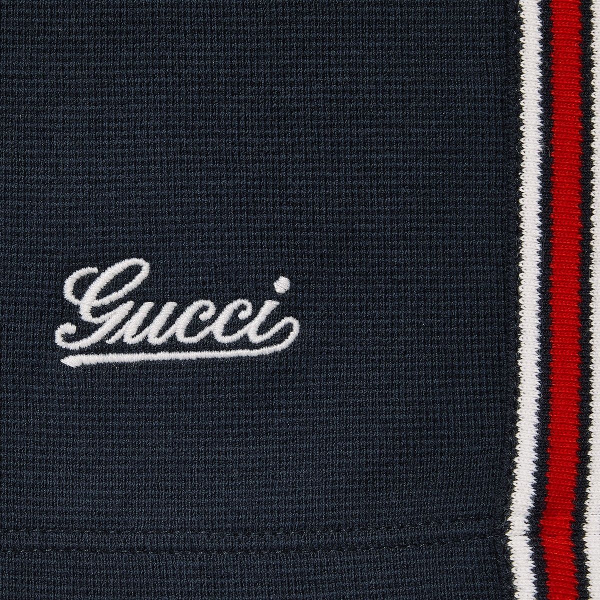 Gucci o1s1wg110925 Cotton Jersey Basketball Shorts in Navy blue Size US 34 / EU 50 - 7 Thumbnail