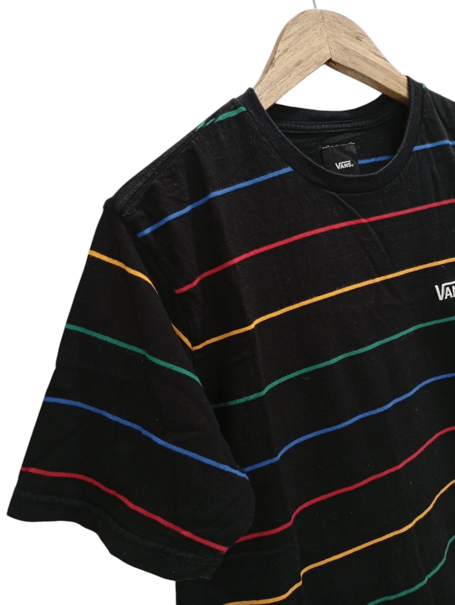 Vans 🔥🔥Vans Striped T-Shirt Size US M / EU 48-50 / 2 - 4 Thumbnail