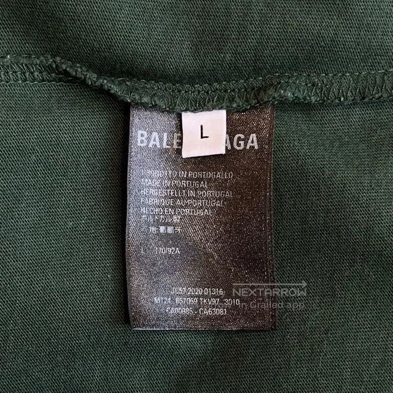 Balenciaga Balenciaga Letter Print Green Short Sleeve T-Shirt. Size US L / EU 52-54 / 3 - 6 Thumbnail