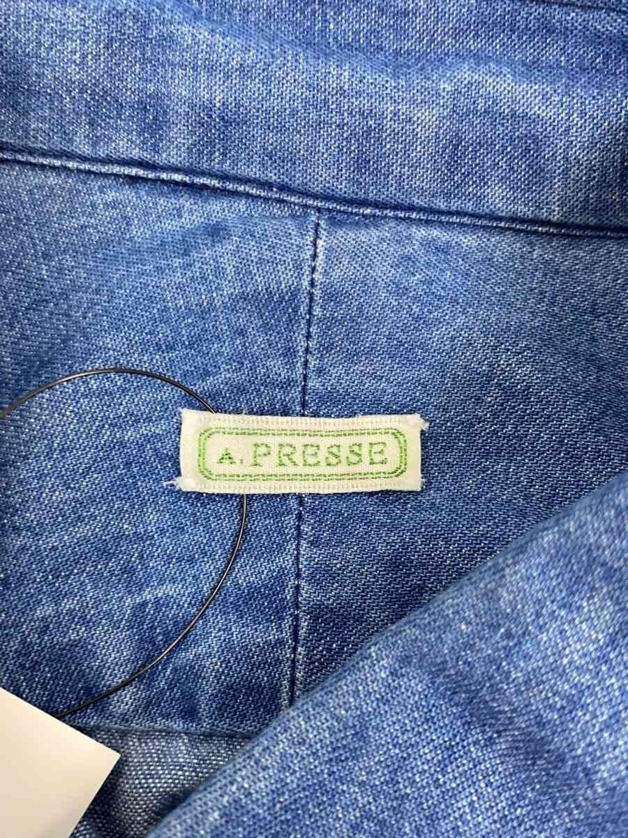 A.PRESSE Washed Denim Shirt 24ss Size US M / EU 48-50 / 2 - 3 Thumbnail