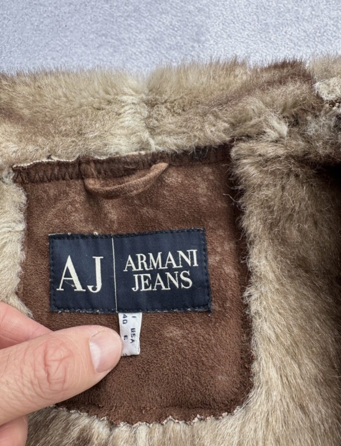 Other Vintage Armani Jeans Sheepskin Fur Woman Jacket Sz M Size M / US 6-8 / IT 42-44 - 3 Thumbnail
