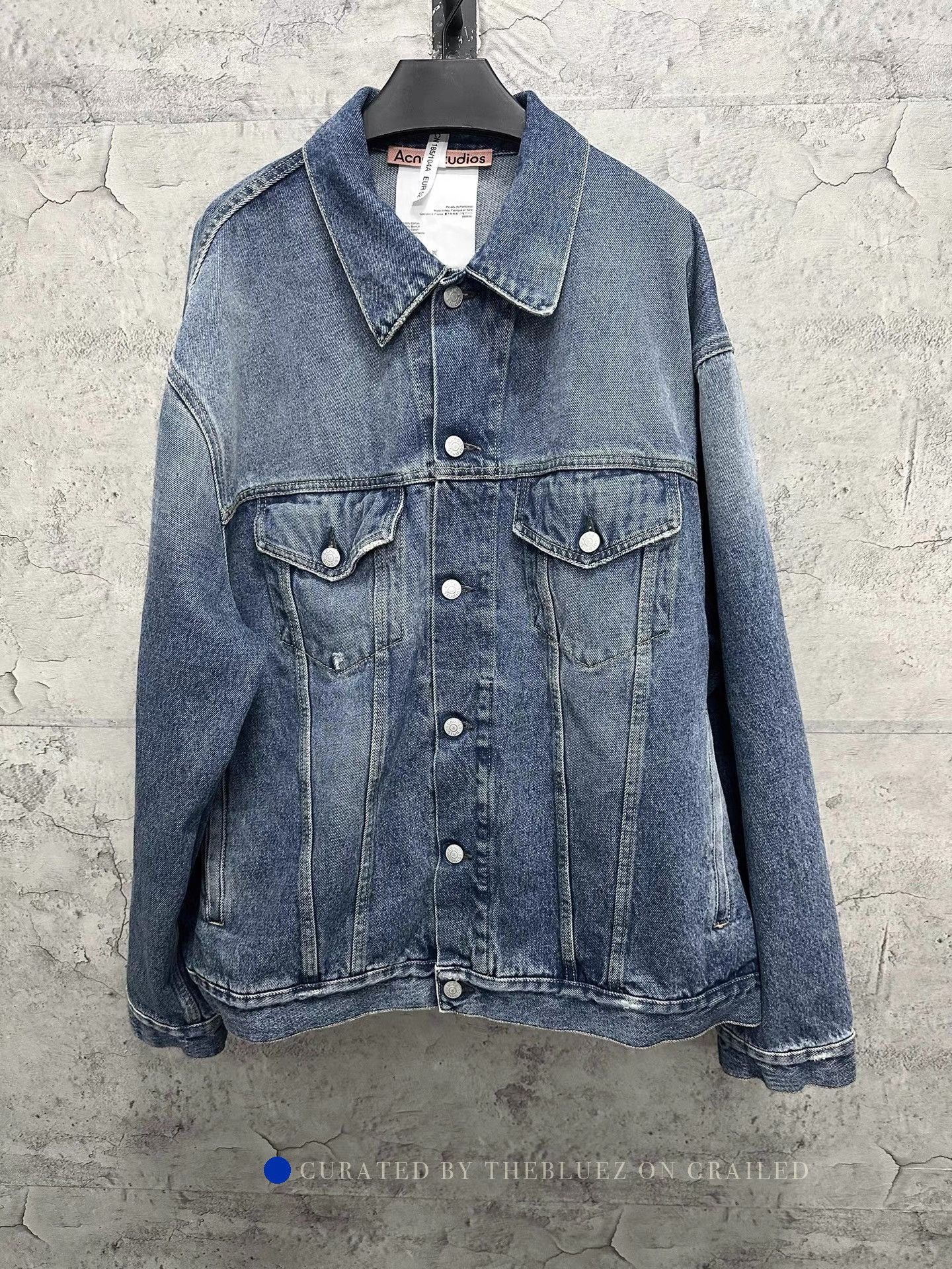 Acne Studios Blue Denim Jacket Size L Size US L / EU 52-54 / 3 - 1 Thumbnail