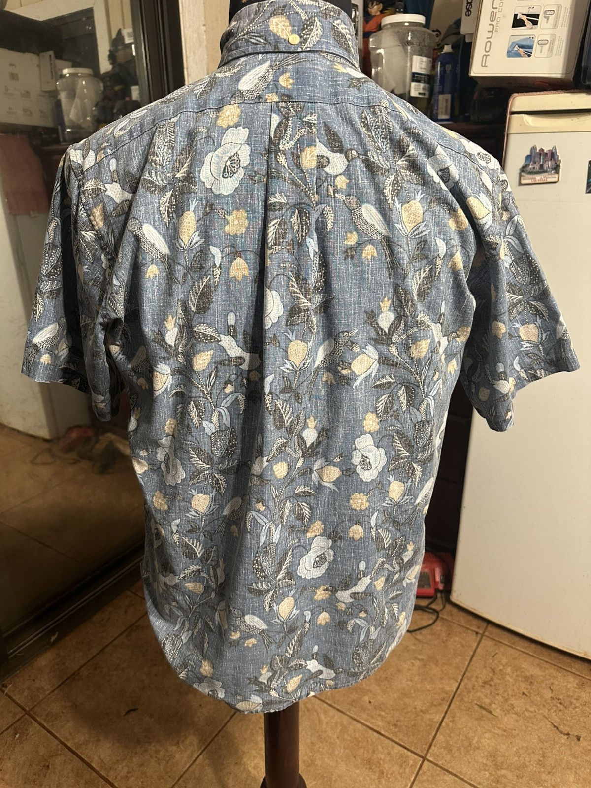 Reyn Spooner PreOwned Reyn Spooner Blue Hawaiian Print Men's S Size US S / EU 44-46 / 1 - 2 Thumbnail
