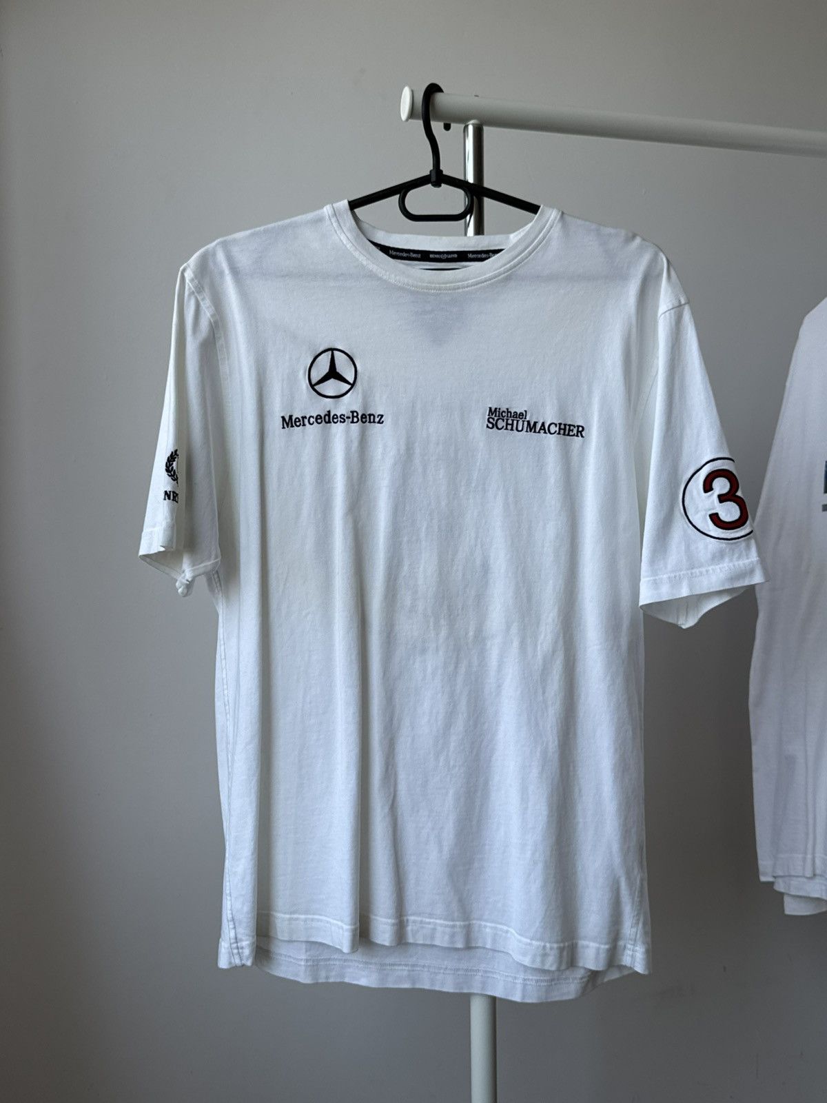 Mercedes-Benz Vintage MERCEDES BENZ MICHAEL SCHUMACHER Tee Shirt Size US L / EU 52-54 / 3 - 1 Thumbnail