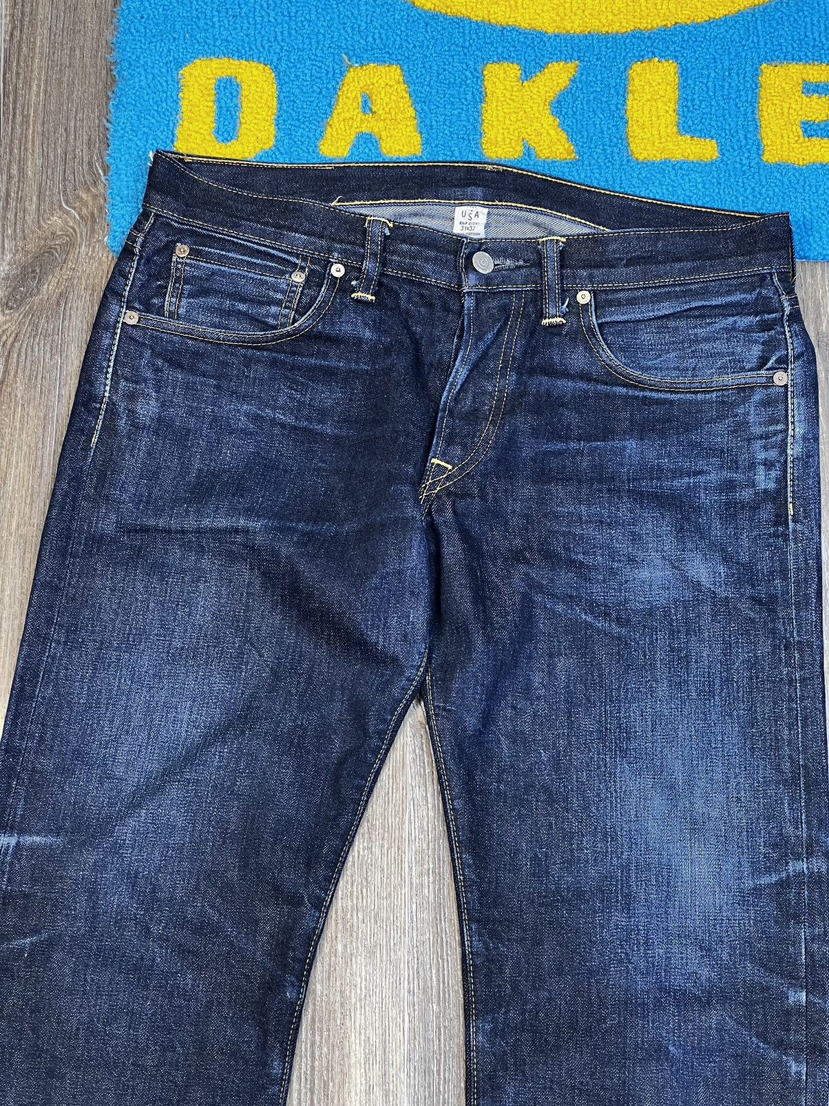 Polo Ralph Lauren × RRL Ralph Lauren × Vintage Double RL Polo Ralph Blue Denim Selvedge Pant size 31x32 Size US 31 - 2 Thumbnail
