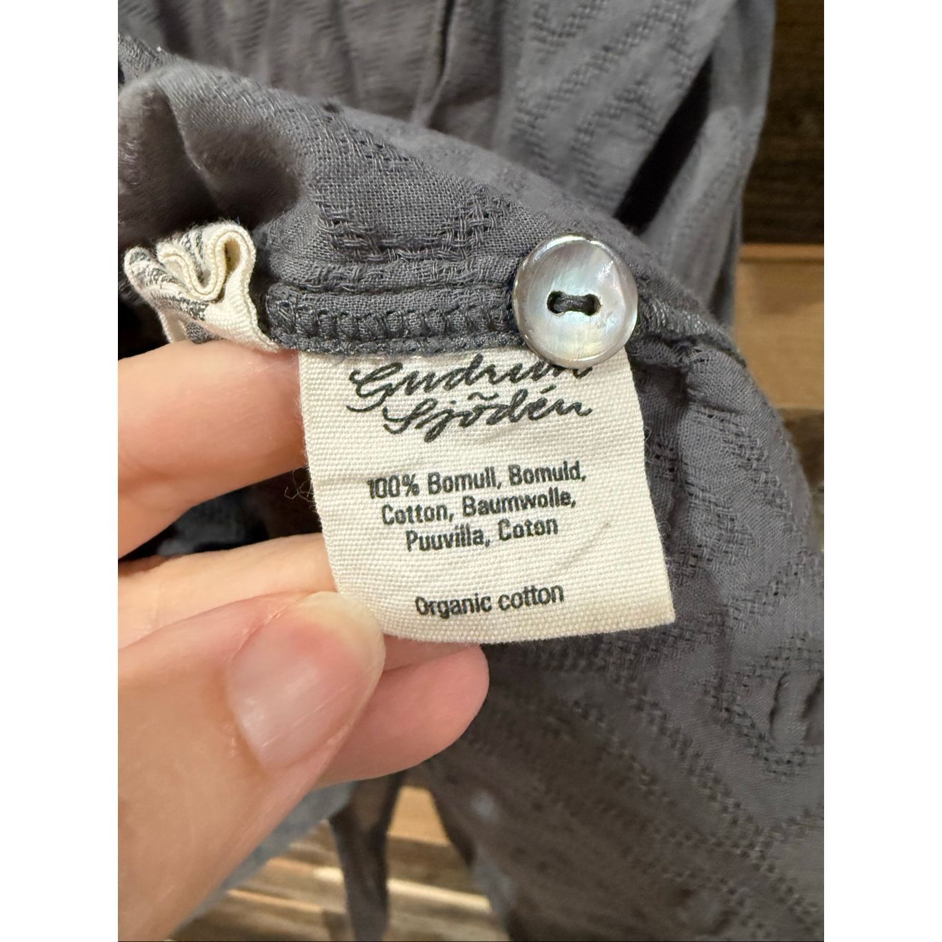 Guru Gudrun Sjoden grey boho lagenlook tunic blouse size XS Size XS / US 0-2 / IT 36-38 - 4 Thumbnail