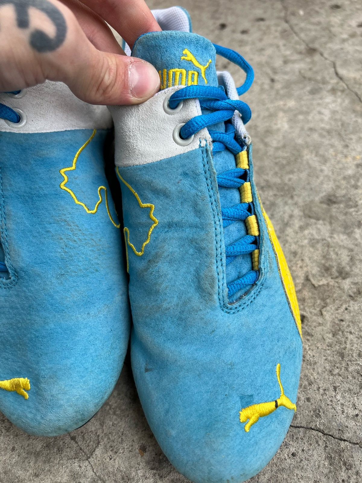 Puma × Vintage 2000s Puma Speedcat Suede Sneakers Japanese Style y2k Size US 7.5 / EU 40-41 - 9 Thumbnail