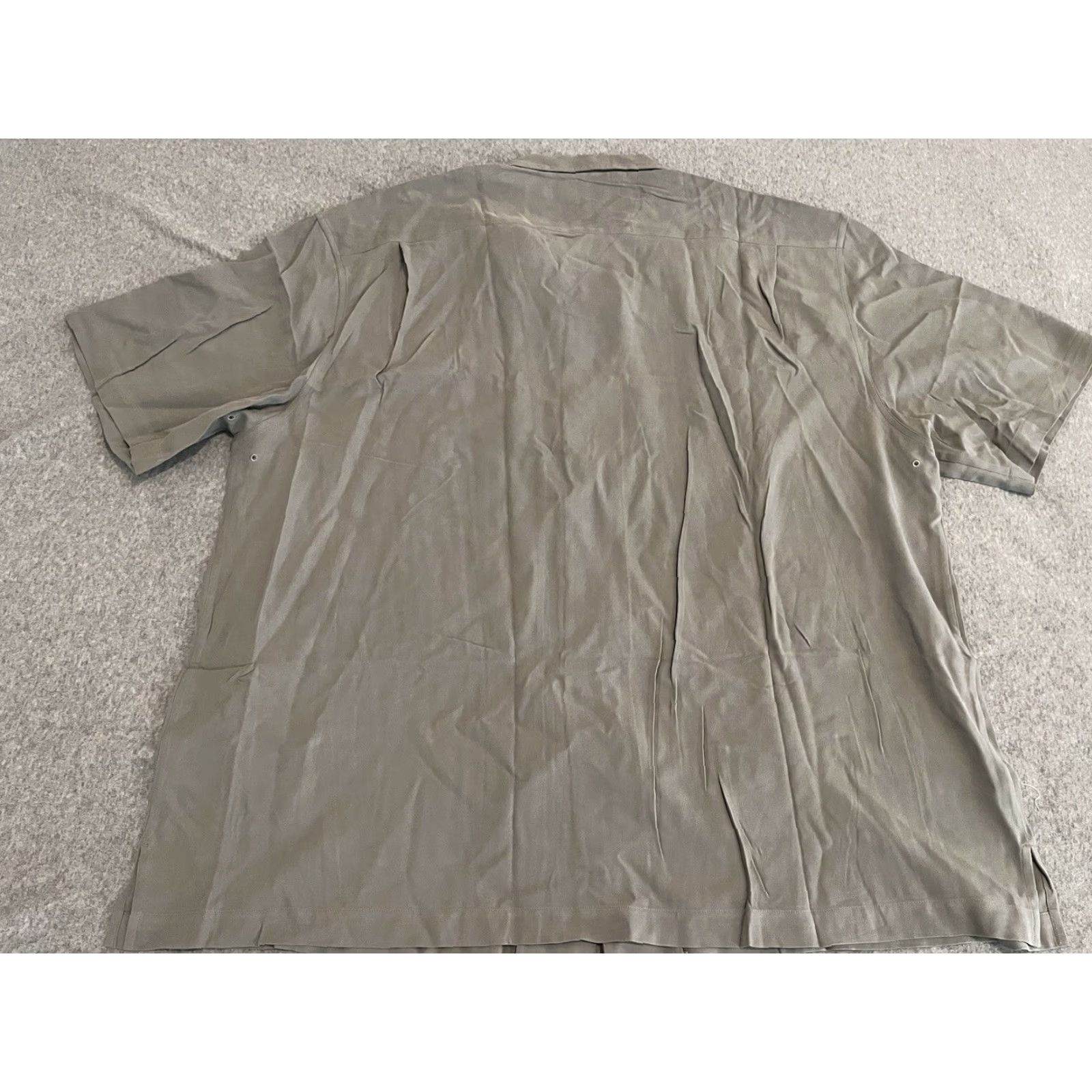 Nat Nast Nat Nast Limited Edition Embroidered Silk Shirt Short Game Golf Mens 2XL Gray Short Sleeve Button-Up Size US XXL / EU 58 / 5 - 6 Thumbnail