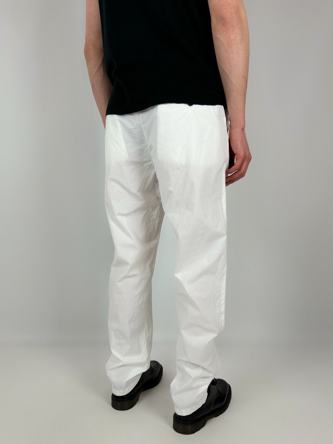 Alfred Dunhill Dunhill London Light White Summer Chino Pants Size US 35 - 2 Thumbnail