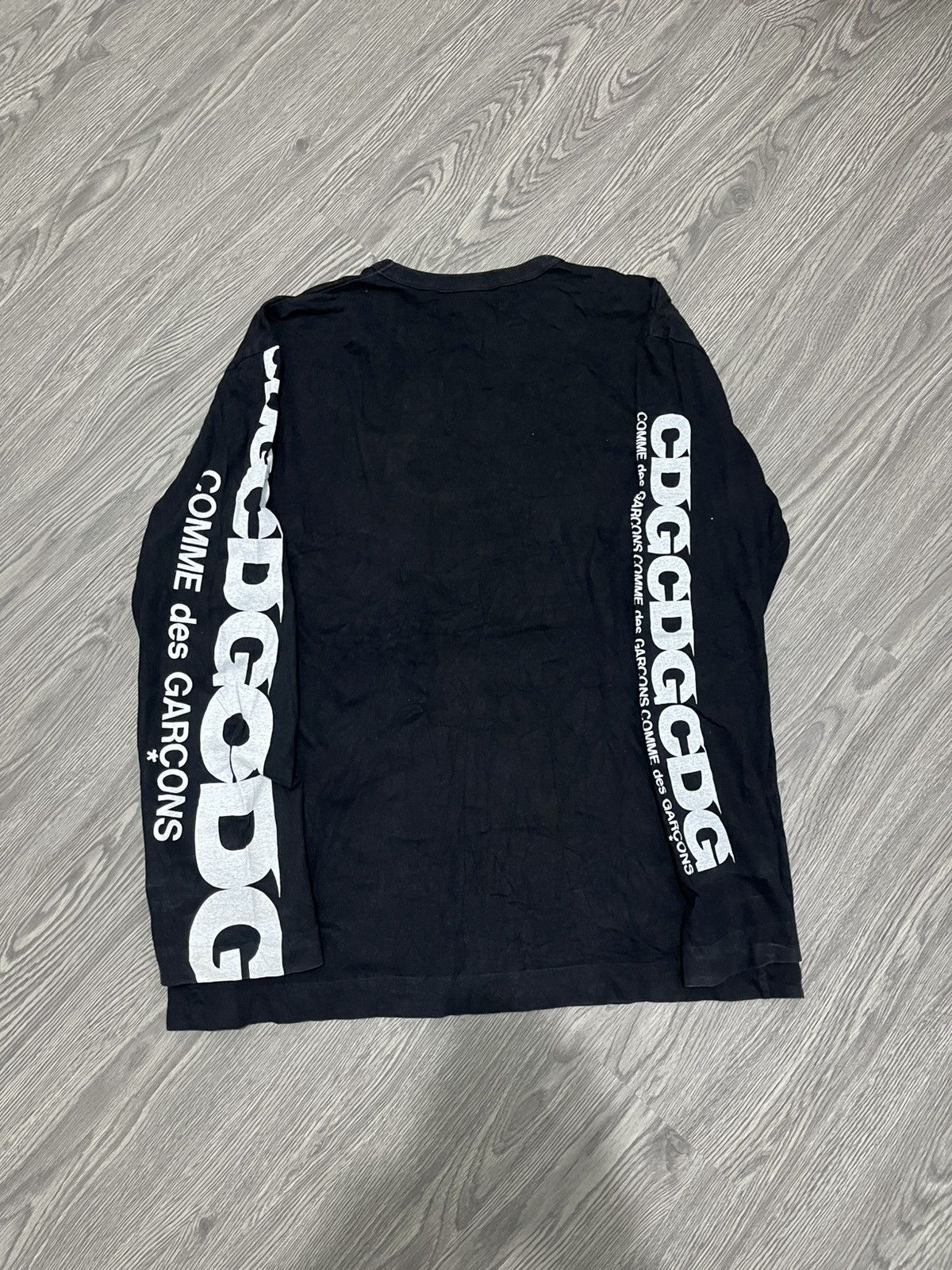 CDG by Comme des Garcons Comme des Garçons CDG Side Taped Longsleeve Thirt Size US XL / EU 56 / 4 - 4 Thumbnail