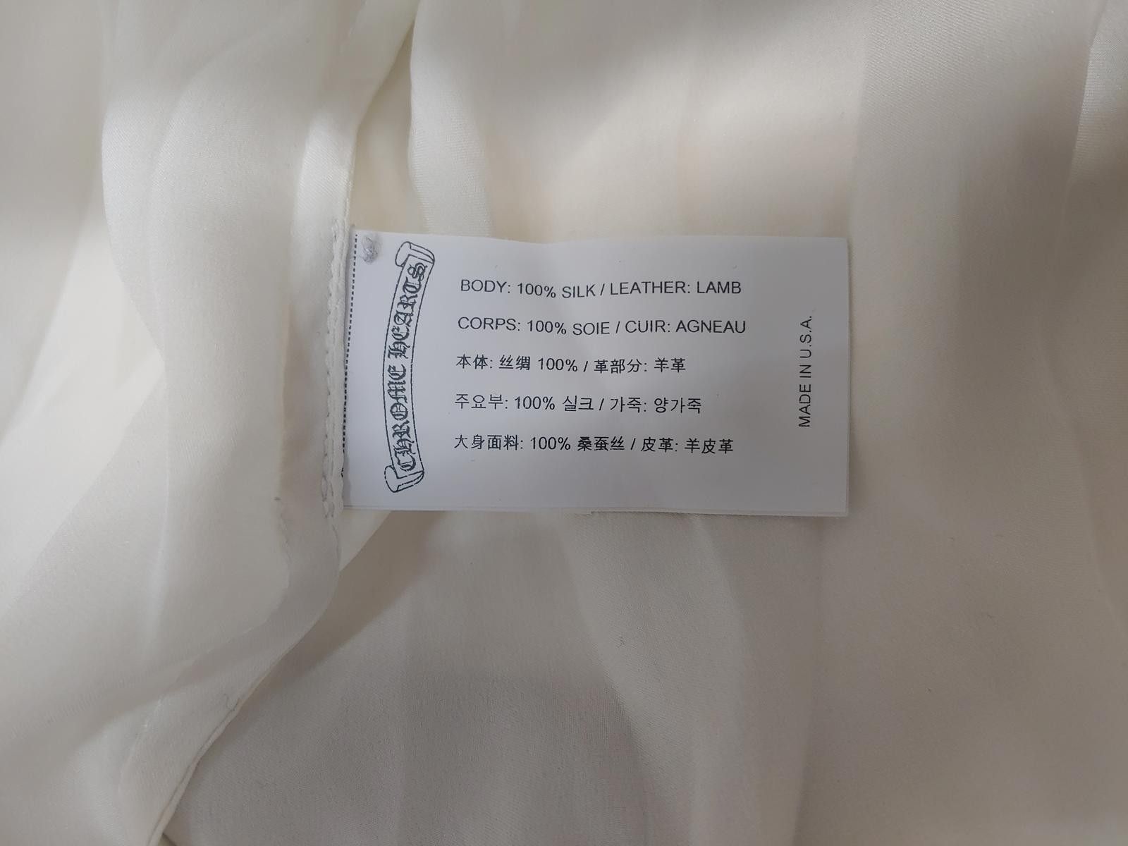 Chrome Hearts Chrome Hearts Silk & Leather Boxing Robe Size ONE SIZE - 5 Thumbnail