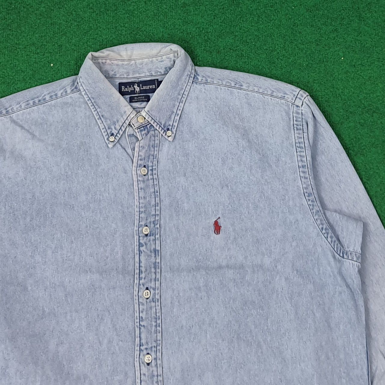 Ralph Lauren Vintage Ralph Lauren Denim Style Button Up Shirt C267N27 Size US XL / EU 56 / 4 - 2 Thumbnail