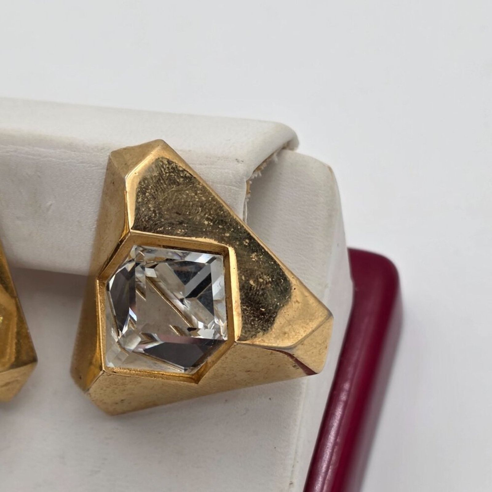 Givenchy Vintage Givenchy Pyramid Clip on Earrings Size ONE SIZE - 2 Thumbnail