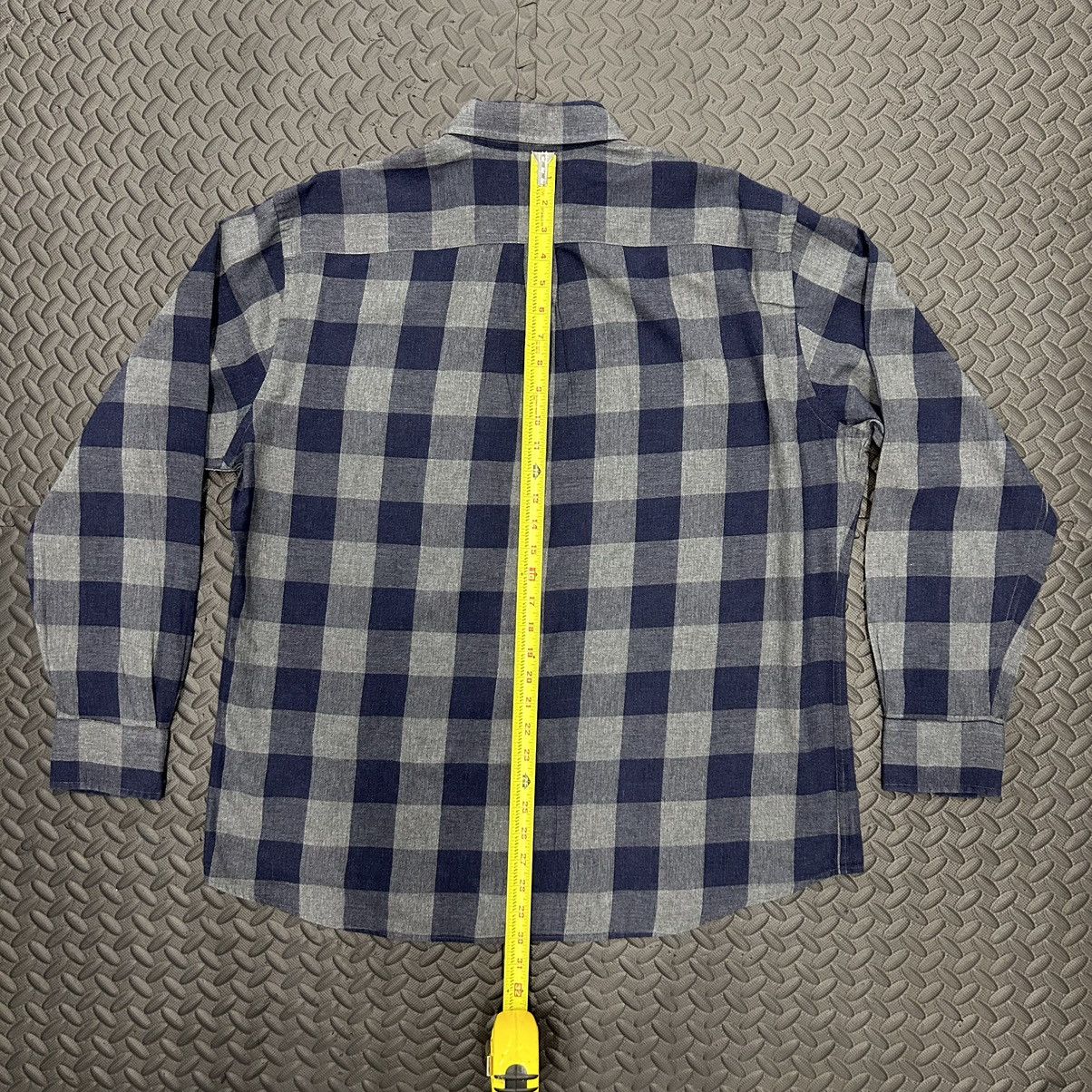 Designer × Peter Millar Peter Millar Shirt Mens Size XL Button Up Plaid Blue L/S Size US XL / EU 56 / 4 - 12 Thumbnail