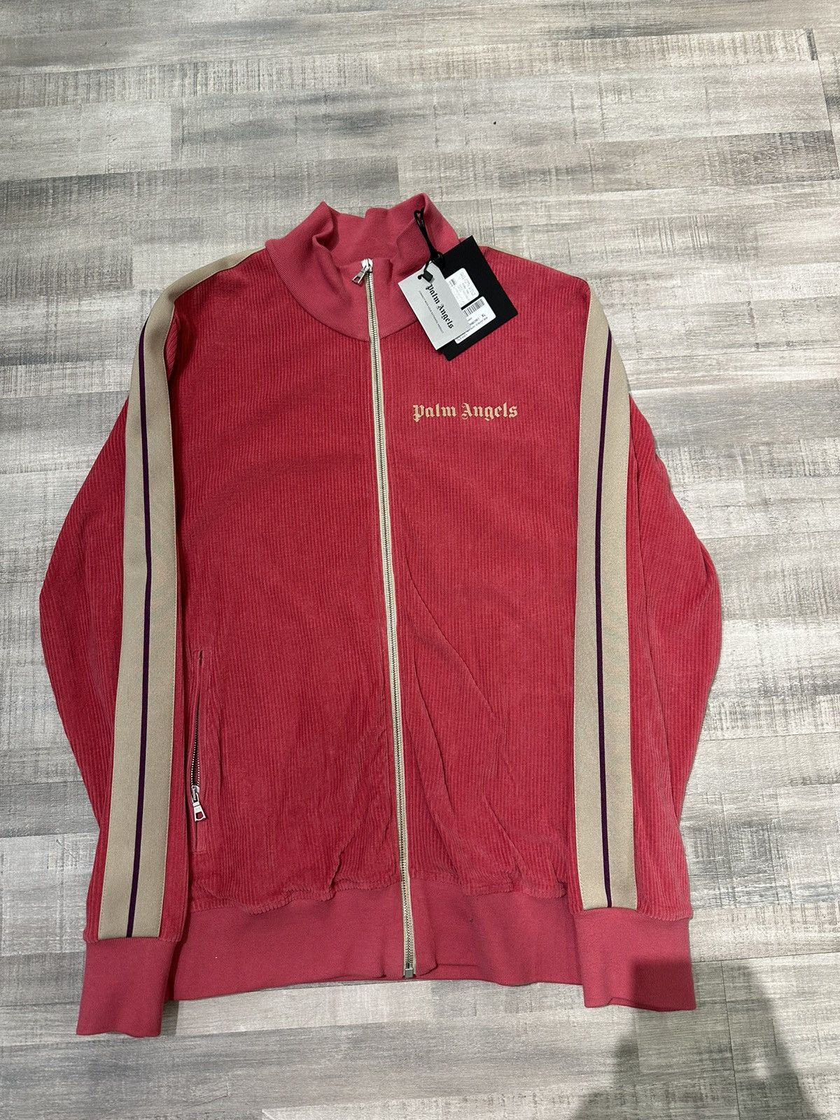 Designer × Palm Angels Palm Angels Pink and Tan Full Tracksuit Size US XL / EU 56 / 4 - 2 Thumbnail
