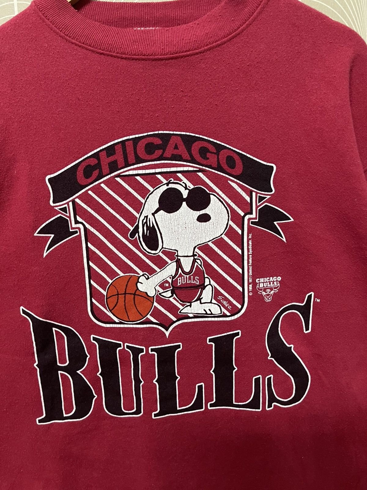 NBA VINTAGE 90s CHICAGO BULLS X SNOOPY SWEATSHIRT L SIZE Size US L / EU 52-54 / 3 - 5 Thumbnail