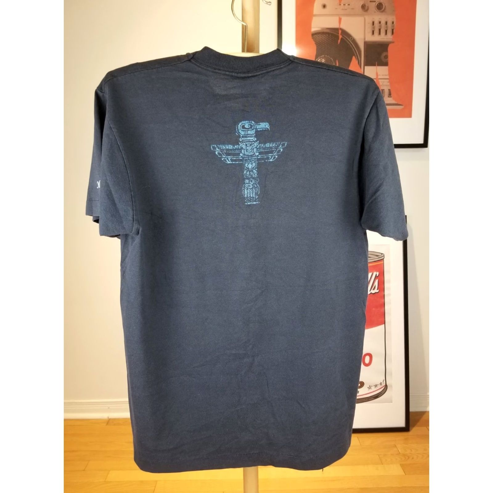 Vintage VINTAGE 90' EAGLES BLACK COTTON T-SHIRT LARGE Men Size US L / EU 52-54 / 3 - 6 Thumbnail