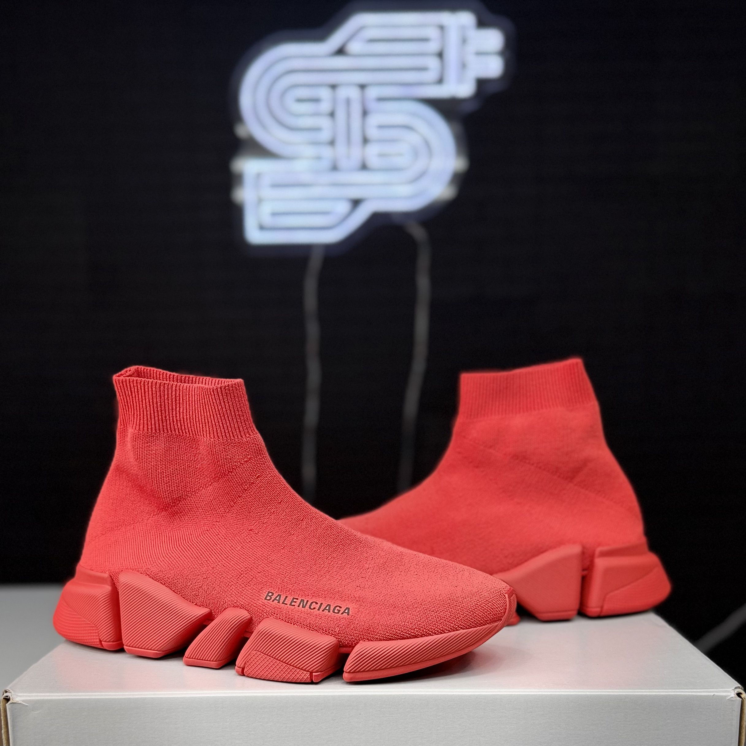 Balenciaga Balenciaga Speed 2.0 Trainer Red Size US 8.5 / EU 41-42 - 3 Thumbnail