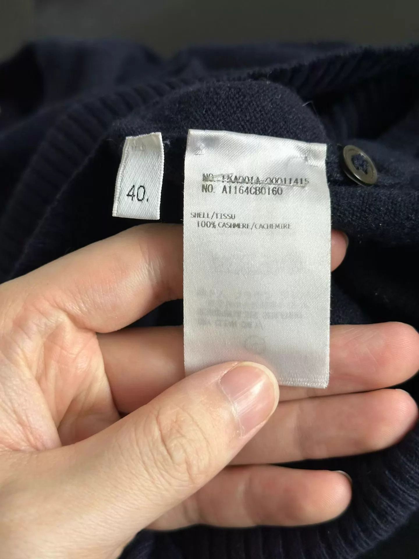 Thom Browne Thom Browne Blue Cashmere Sweater 40 98 New Tagless Size S / US 4 / IT 40 - 4 Thumbnail