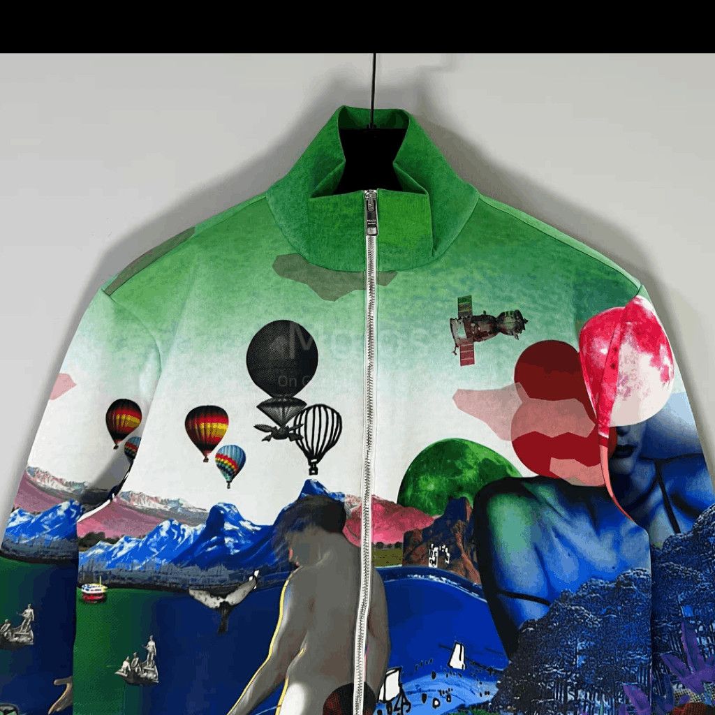Prada Prada Painting Sports Jacket-2508 Size US XS / EU 42 / 0 - 4 Thumbnail