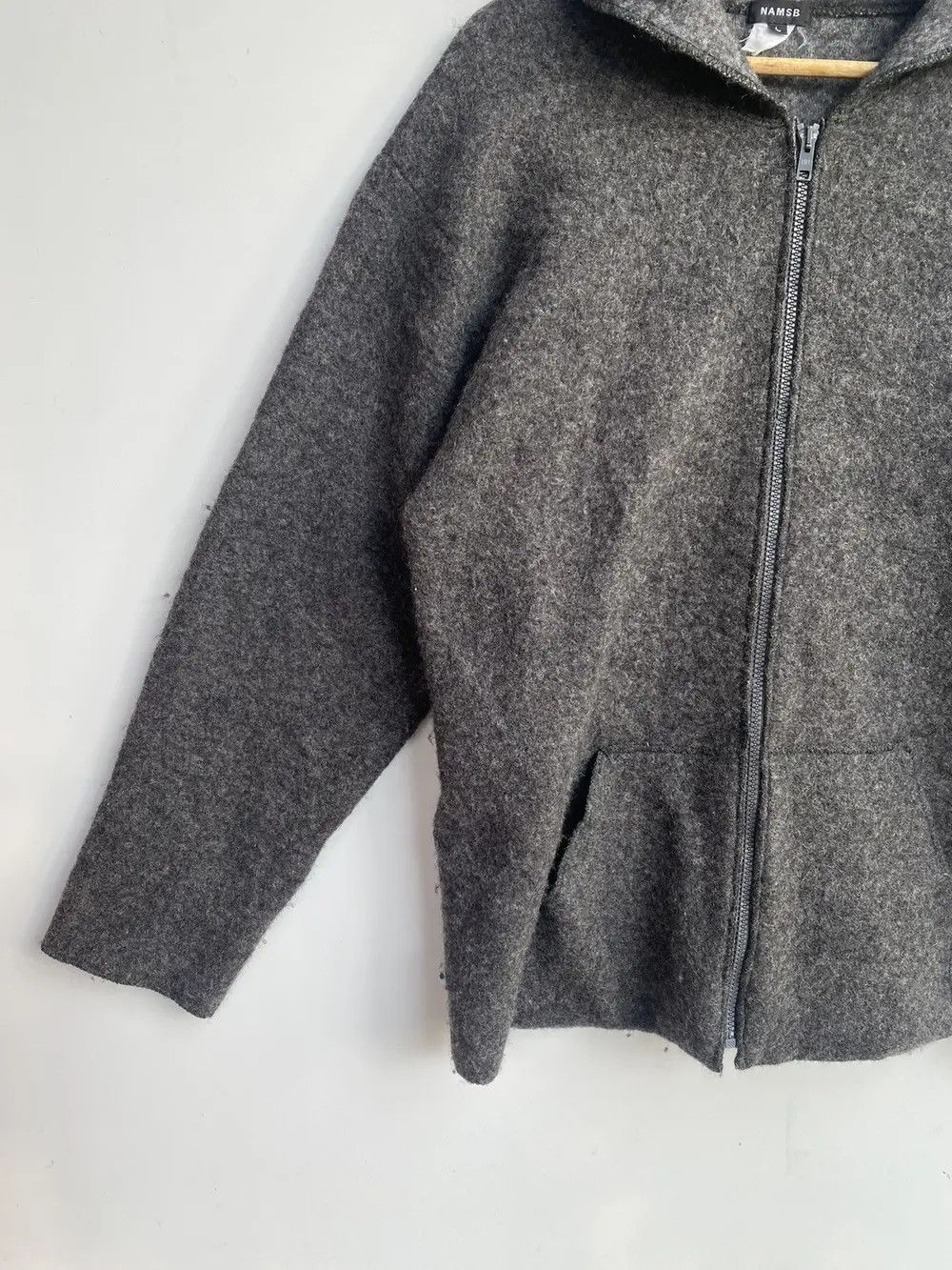 Japanese Brand × Vintage Vintage NAMSB Mohair Sweater Riri Zip Size US L / EU 52-54 / 3 - 5 Thumbnail