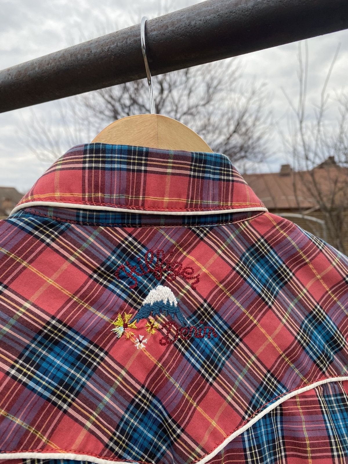 Tommy Hilfiger × Vintage Vintage Tommy Hilfiger Denim Dragon Western Shirt Y2K 2000s Size S / US 4 / IT 40 - 4 Thumbnail
