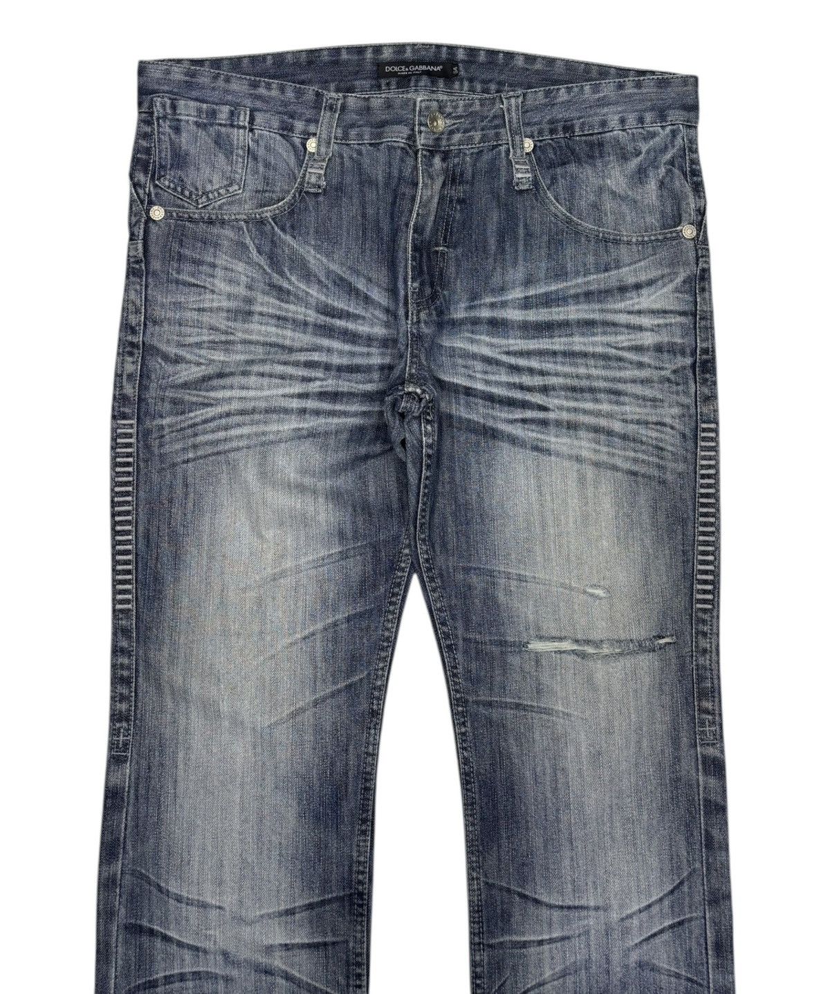 Dior Claw Mark Dolce & Gabbana Distressed Denim Jeans Size US 40 / EU 56 - 5 Thumbnail