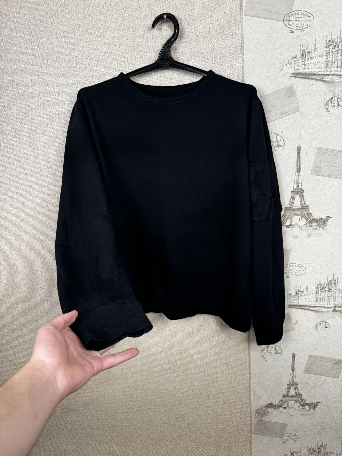 C.P. Company C. P. Company Sweartshirt Black Men Casual XXL Size US XXL / EU 58 / 5 - 3 Thumbnail