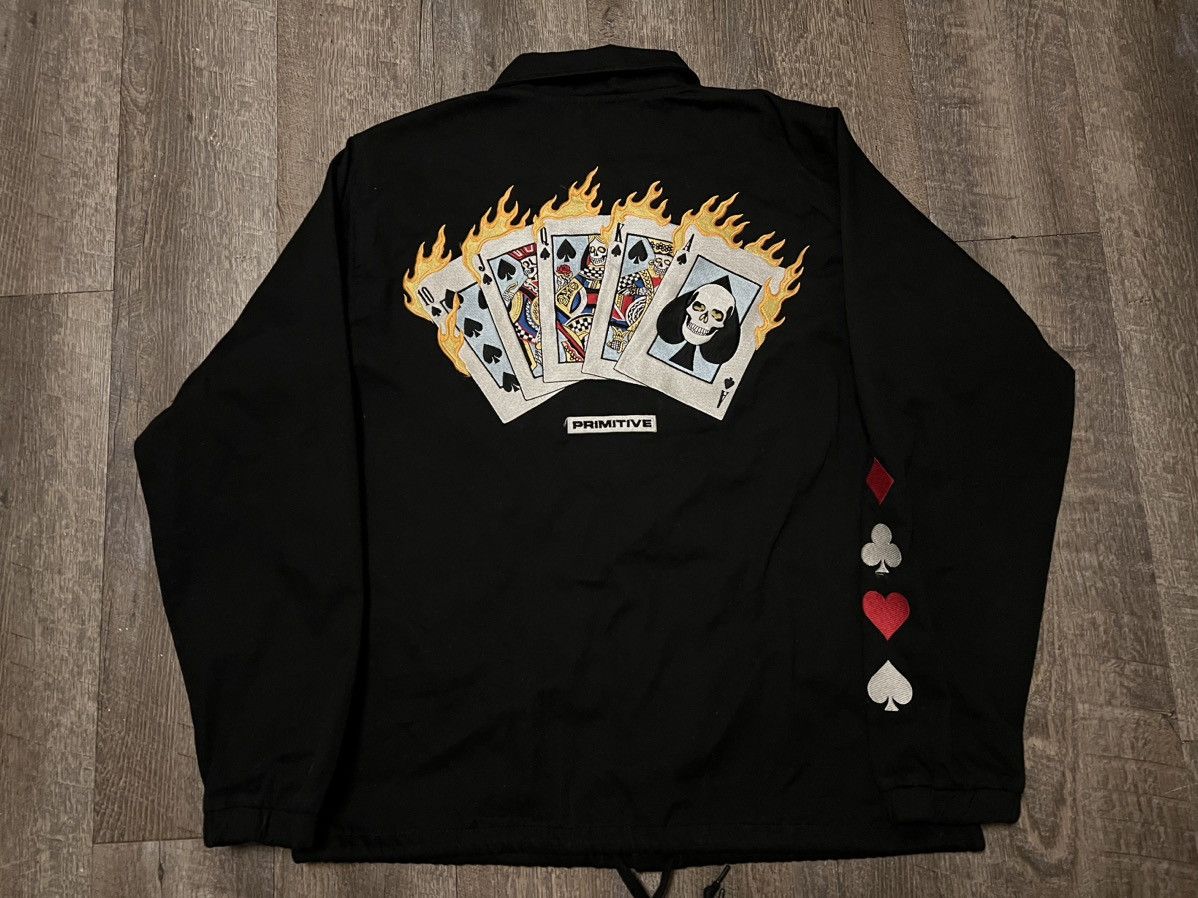 Primitive Casino Cards Jacket size Large