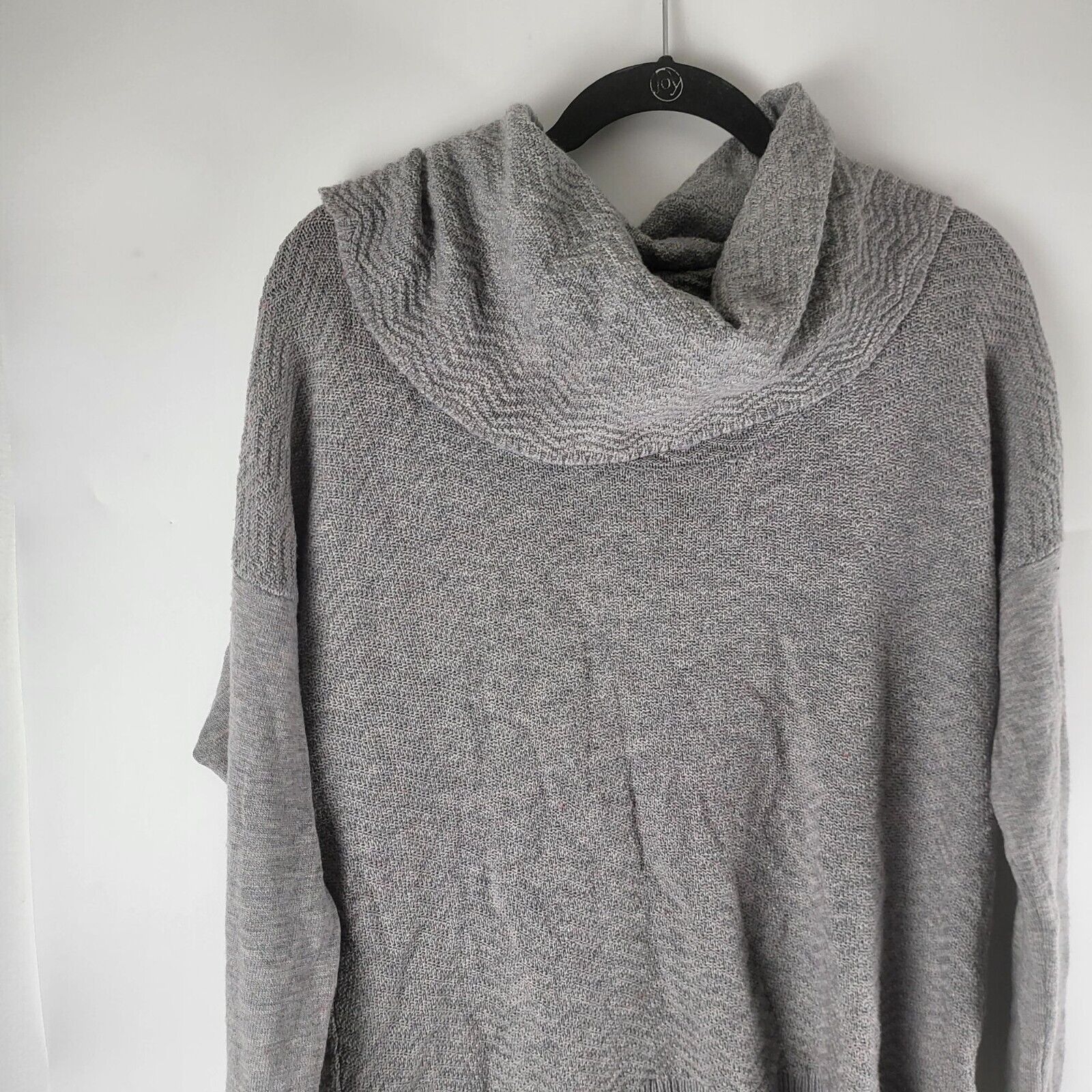 Joie Joie Cowl Neck Sweater L Womens Wool Cashmere Blend Grey Size L / US 10 / IT 46 - 2 Thumbnail