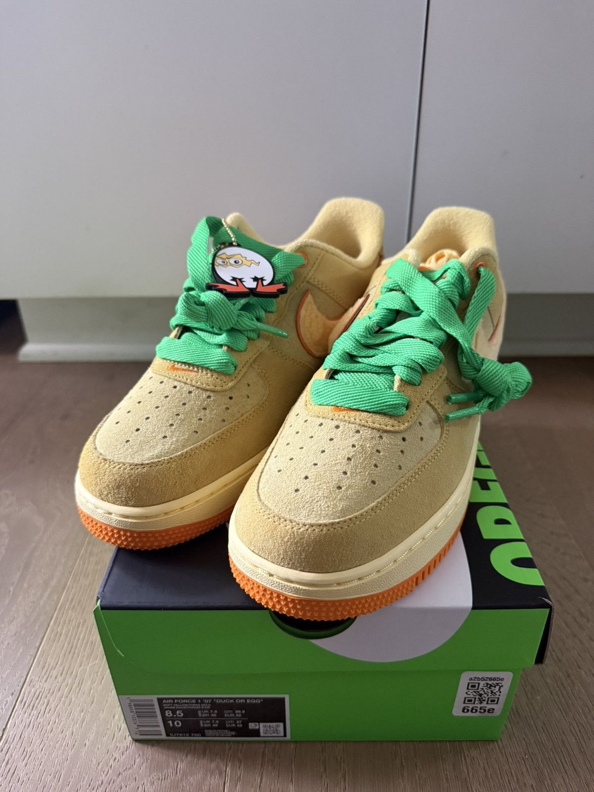 Nike Nike Air Force 1 DOAF Oregon 'Duck or Egg' PE Size 8.5 Size US 8.5 / EU 41-42 - 1 Thumbnail