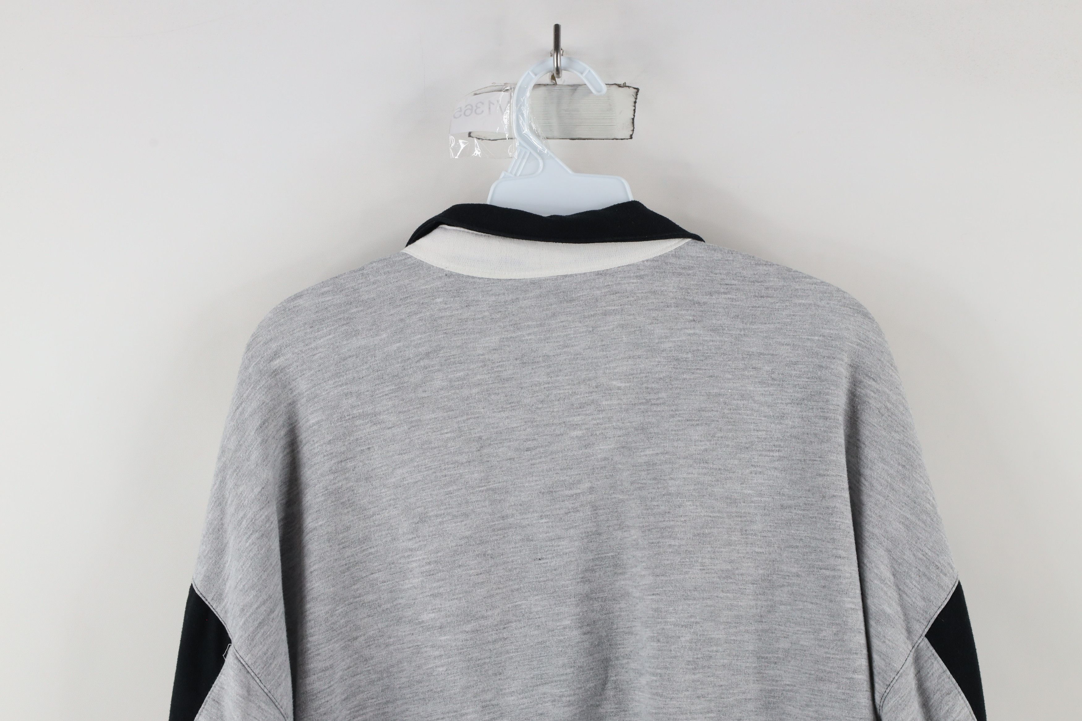 Vintage Vintage 90s Streetwear Block Collared Pullover Polo Shirt Size US L / EU 52-54 / 3 - 11 Thumbnail