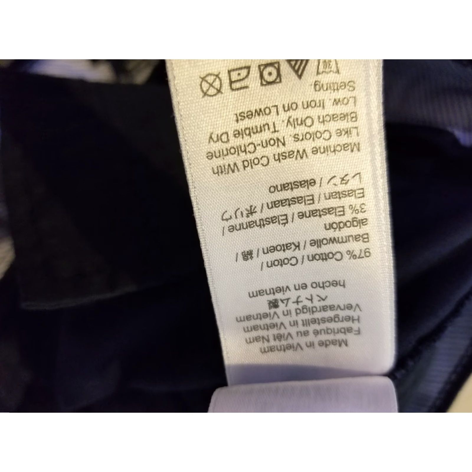 J.Crew VINTAGE? No. J.CREW Khaki Shorts Navy Blue Cotton Chino 4 Slim? Regular? (remove?) Size 27" / US 4 / IT 40 - 4 Thumbnail
